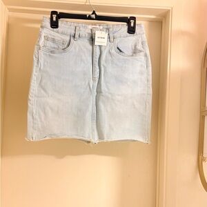 Cotton On Light Blue Mini Skirt